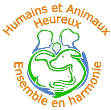 Logo de l’association Humains Animaux Heureux